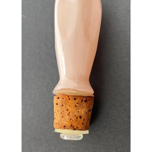 Vintage Genie-Like Pink‎ Corked Bottle - Picture 7 of 7